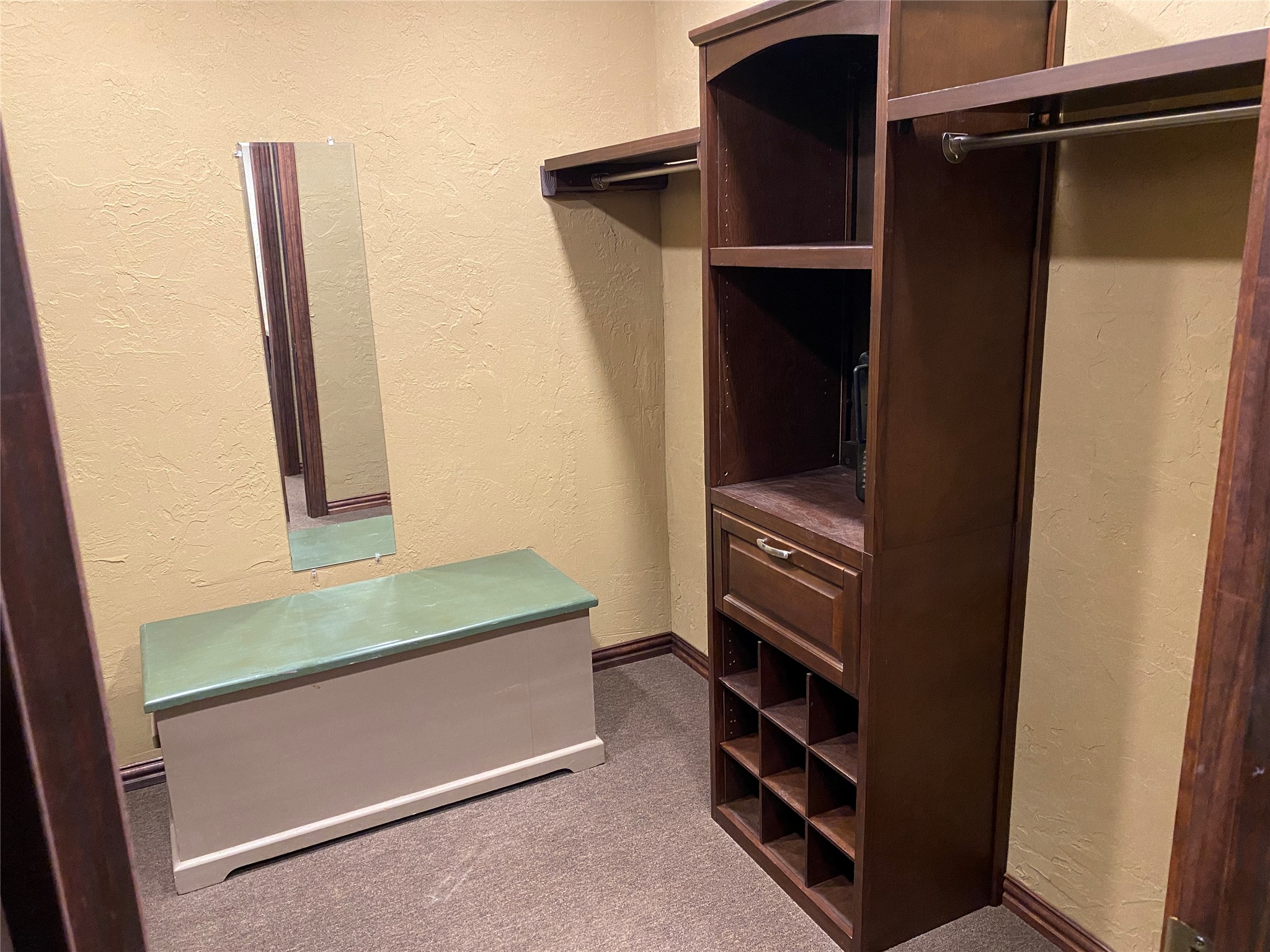 906 C R 235 Old Glory, TX 79540 - Photo 27 of 40 Walk in closet with dark carpet