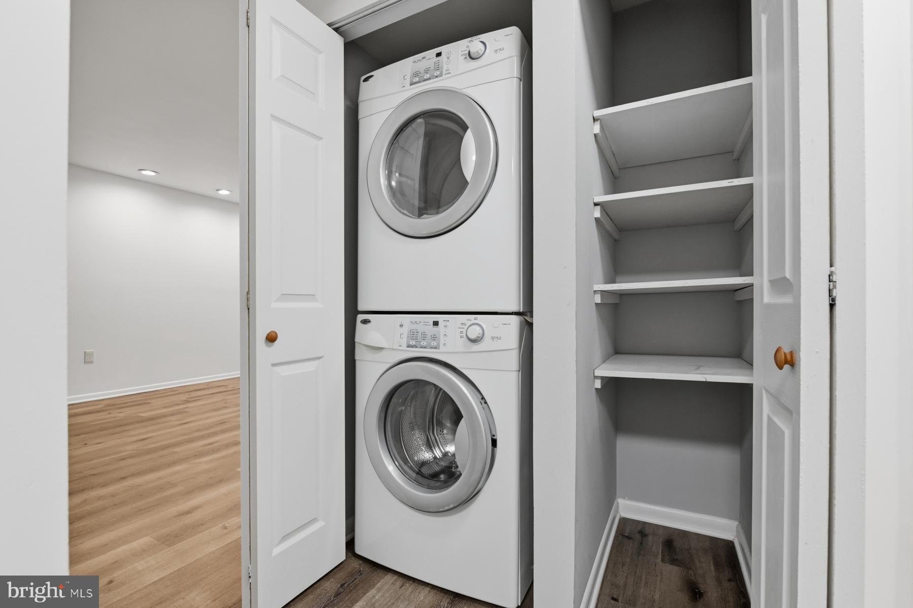 2570 Riva Road, Unit 3C Annapolis, MD 21401 - Photo 12 of 17 a utility room with dryer and washer