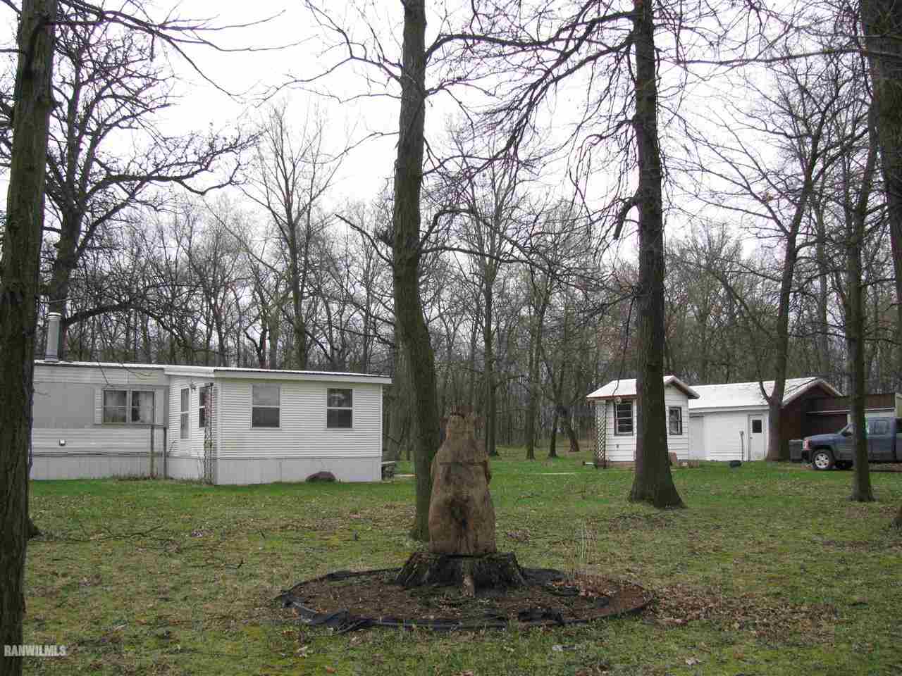 8984 West Lightsville Road German Valley, IL 61039 - Photo 1 of 8 a view of a house with backyard and a tree