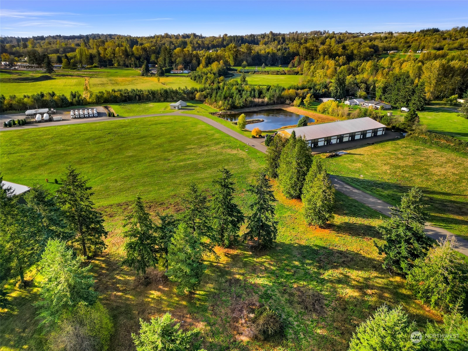 7135 Delta Ring Road Ferndale, WA 98248 - Photo 24 of 30 a view of a lake with houses