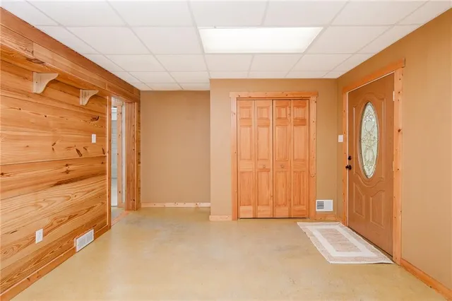 a view of an empty room