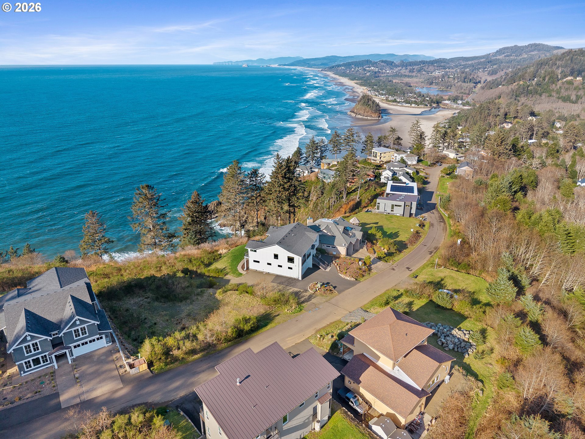 South Beach Road, Unit TL 507 Neskowin, OR 97149 - Photo 8 of 14 an aerial view of residential houses with outdoor space