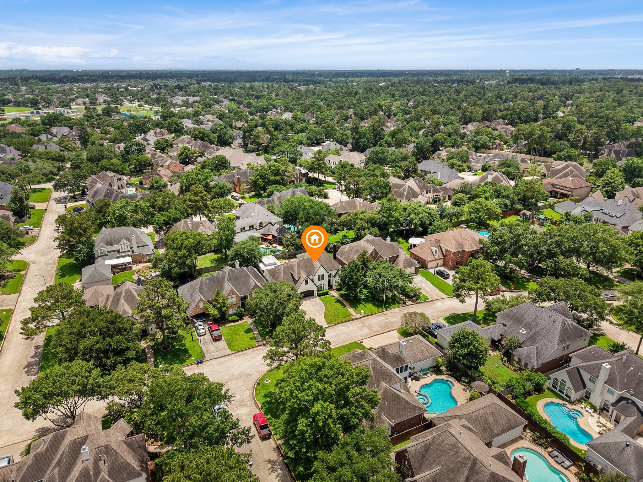 5910 Center Ct Drive Spring, TX 77379 - Photo 2 of 50 Life in Spring Creek Oaks means enjoying pools, a clubhouse, tennis and sports courts, playgrounds, and access to highly regarded schools within one of the area's most established communities.