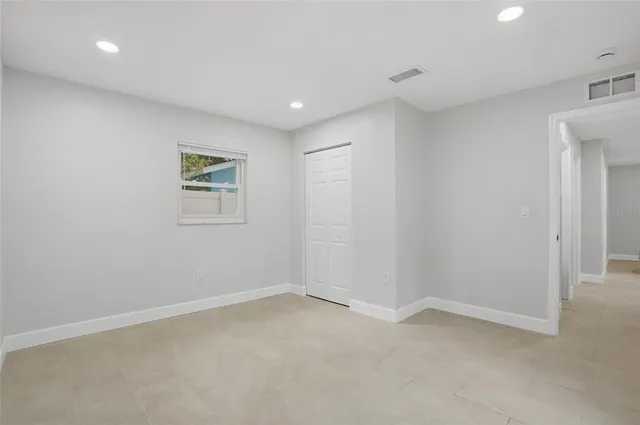 a view of empty room