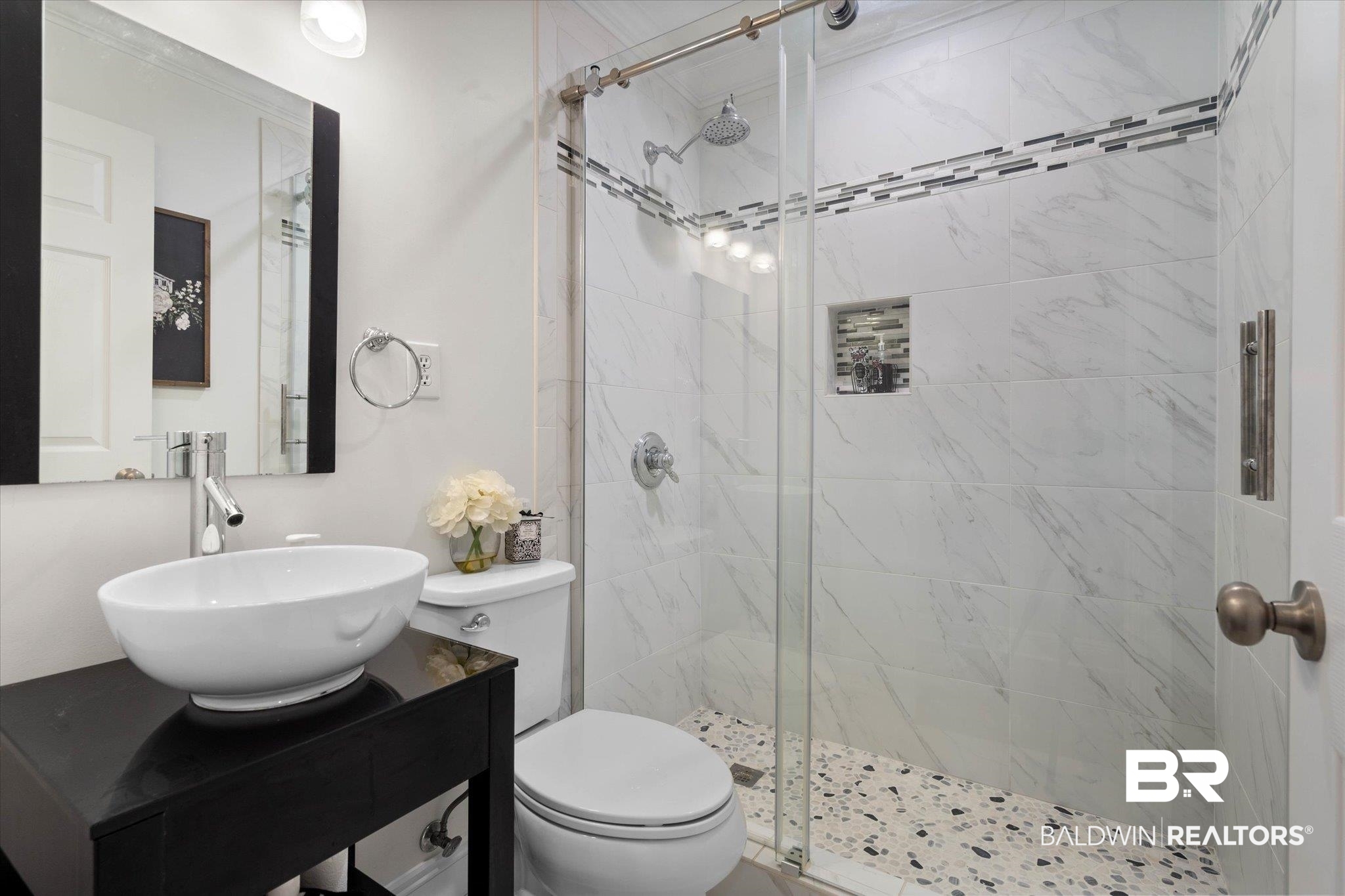 3715 Latigo Road Mobile, AL 36695 - Photo 13 of 39 Full bath with a shower stall, toilet, and vanity