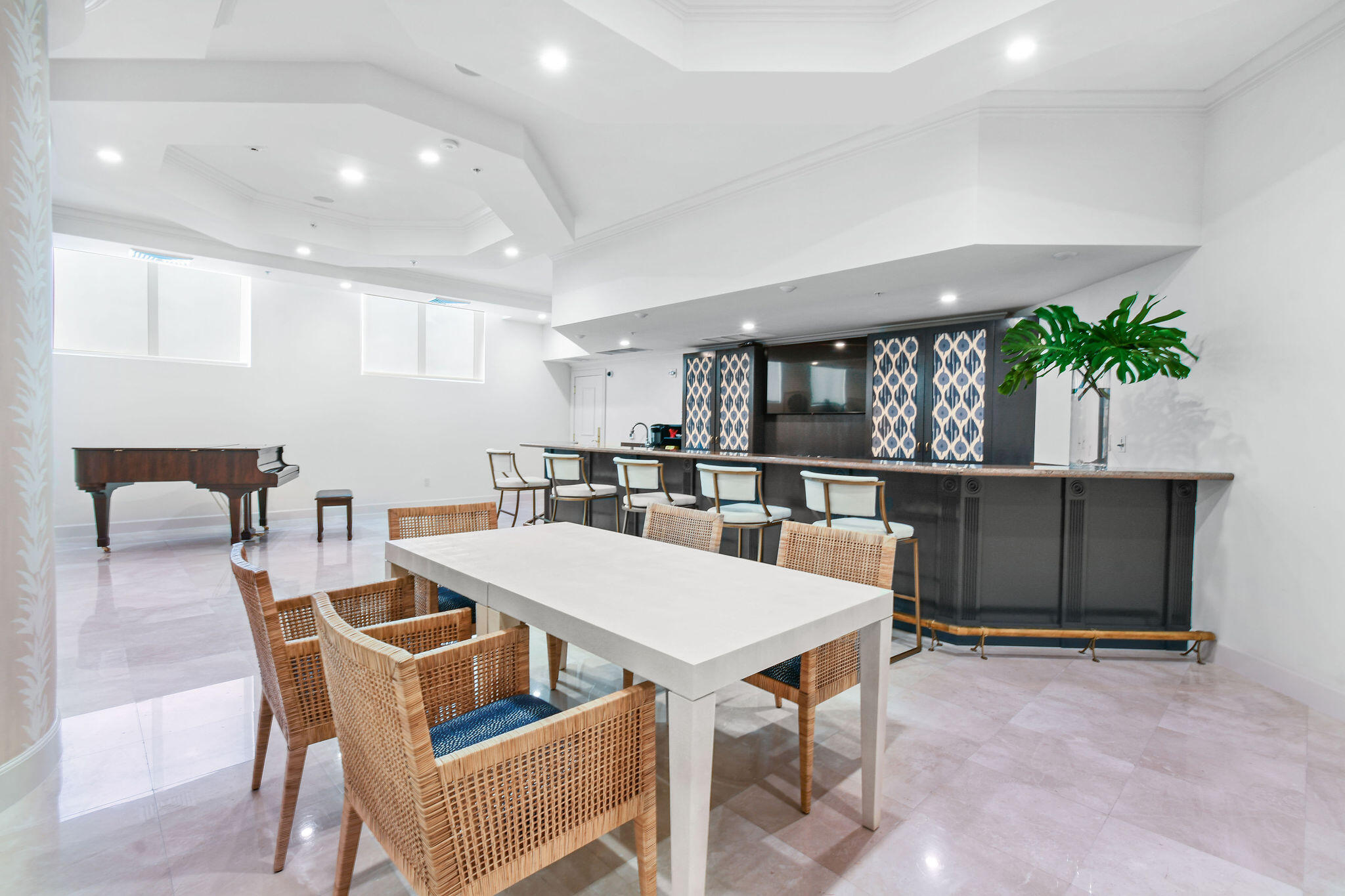 4600 North Ocean Drive, Unit 902 Singer Island, FL 33404 - Photo 68 of 79 a view of a dining room with furniture