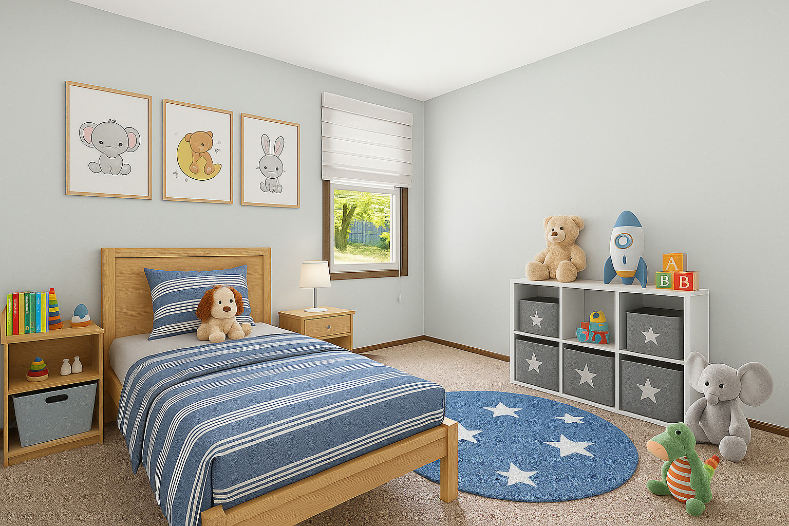 3216 Biscayne Road McHenry, IL 60050 - Photo 10 of 18 a bedroom with a bed and a wooden floor