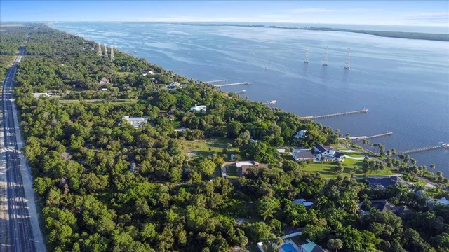 a view of a garden with a building