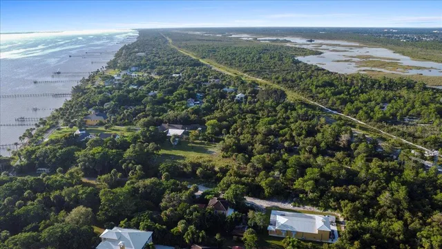 a view of a city with an ocean
