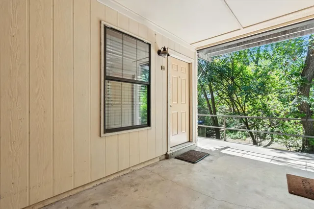 a view of a house with a outdoor space