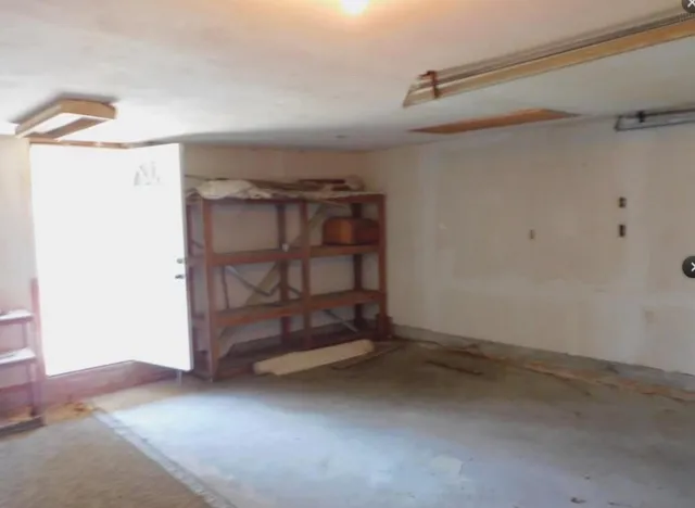 a view of an empty room with a empty space