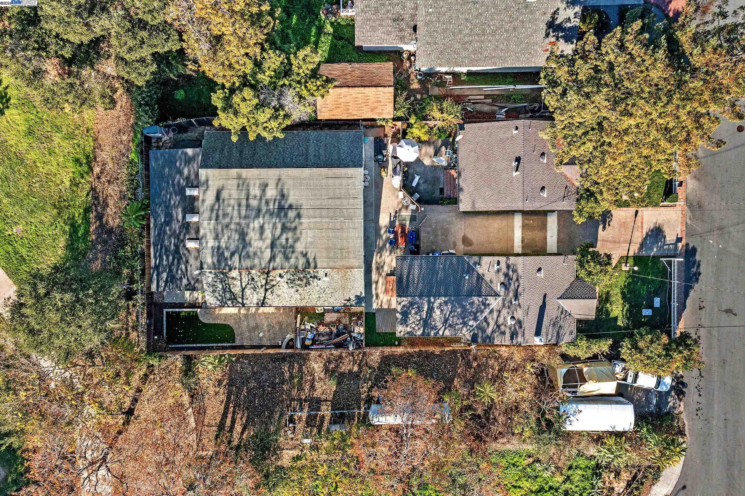 339 I Street Fremont, CA 94536 - Photo 56 of 60 an aerial view of residential houses with outdoor space