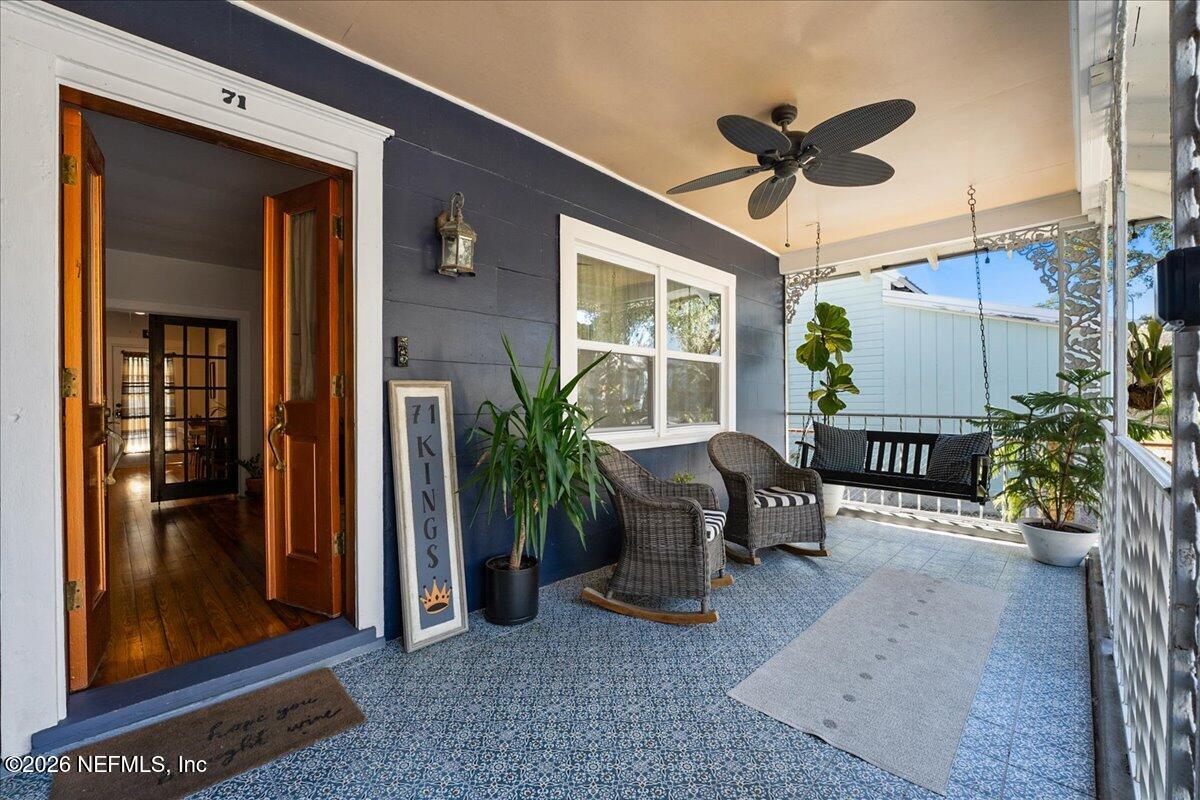 71 Kings Ferry Way St. Augustine, FL 32084 - Photo 2 of 33 a view of porch with seating space