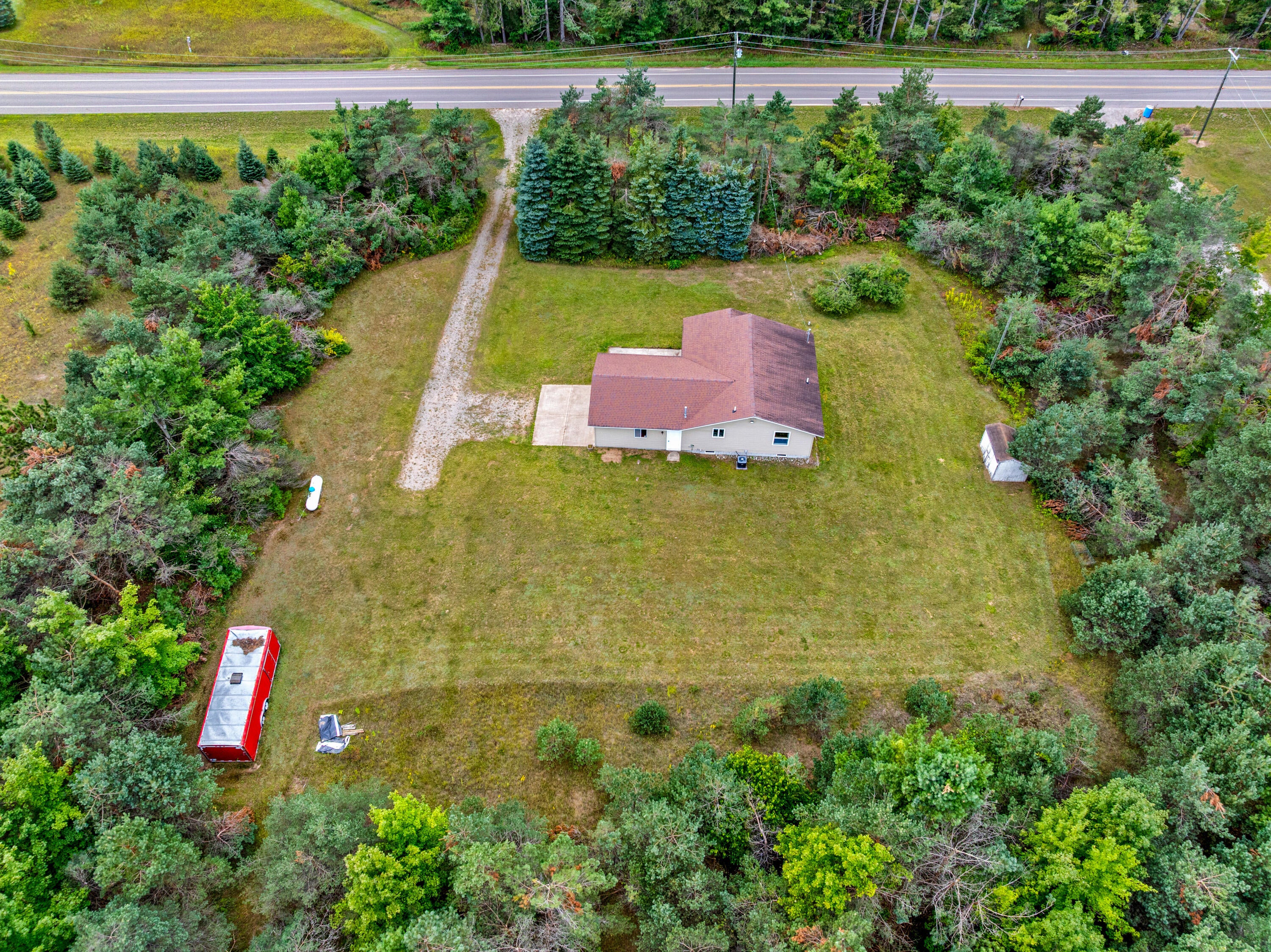 2395 Murner Road Gaylord, MI 49735 - Photo 28 of 33 Overhead View