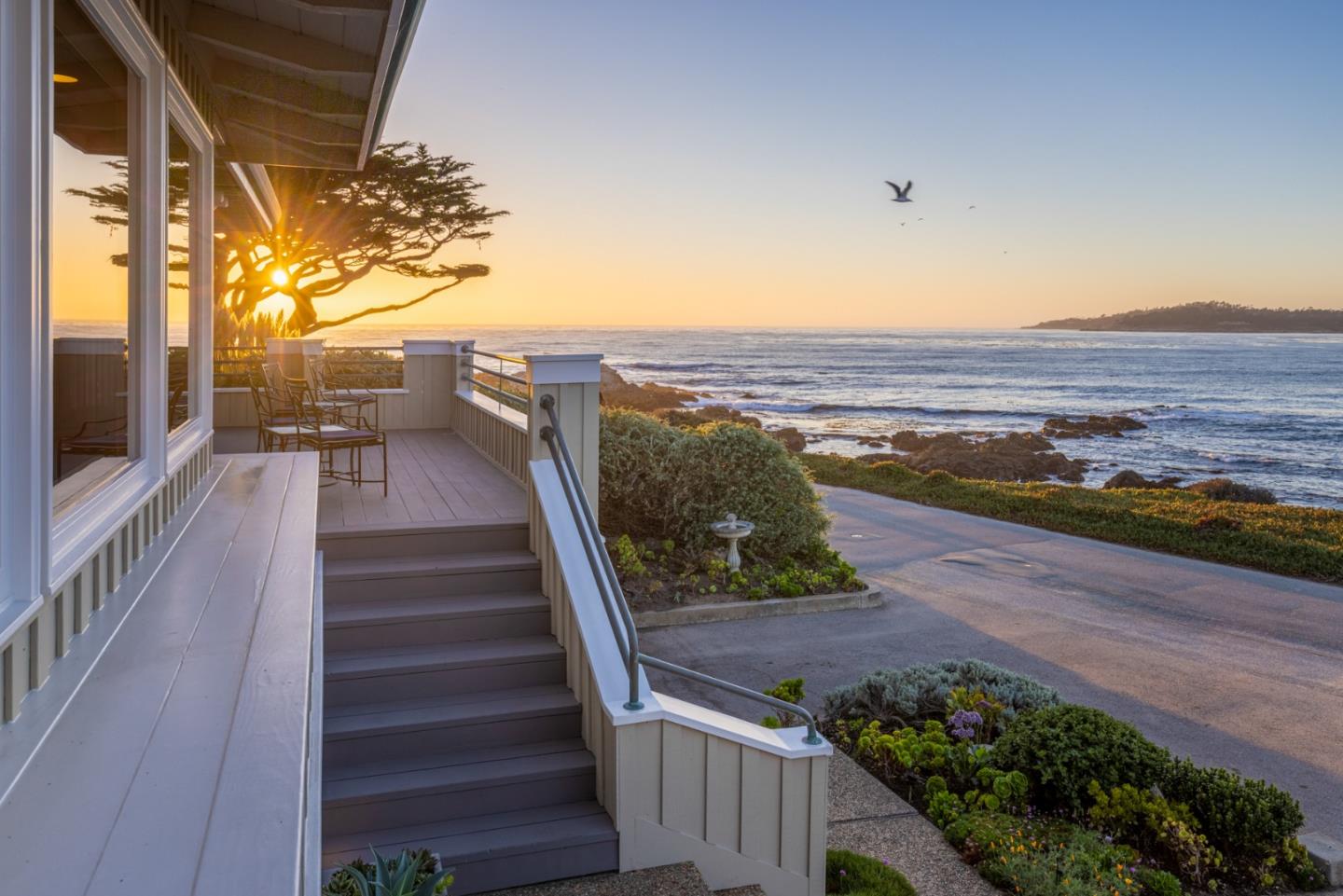 26177 Scenic Road Carmel, CA 93923 - Photo 3 of 30 a view of a balcony with an ocean view