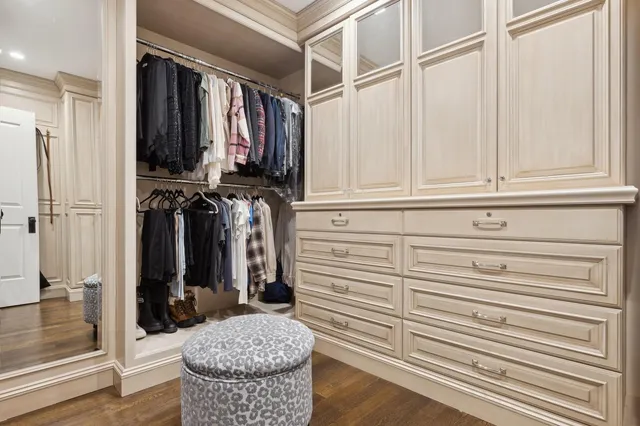 a view of closet