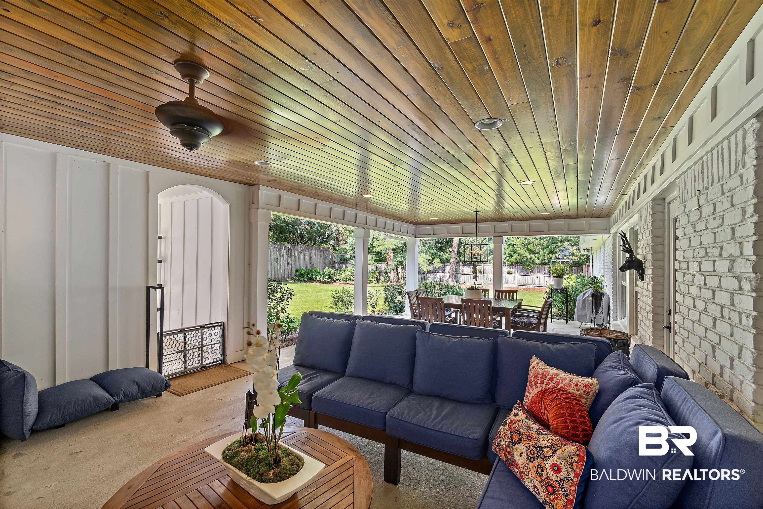 3808 Claridge Road North Mobile, AL 36608 - Photo 39 of 43 Sunroom featuring wood ceiling