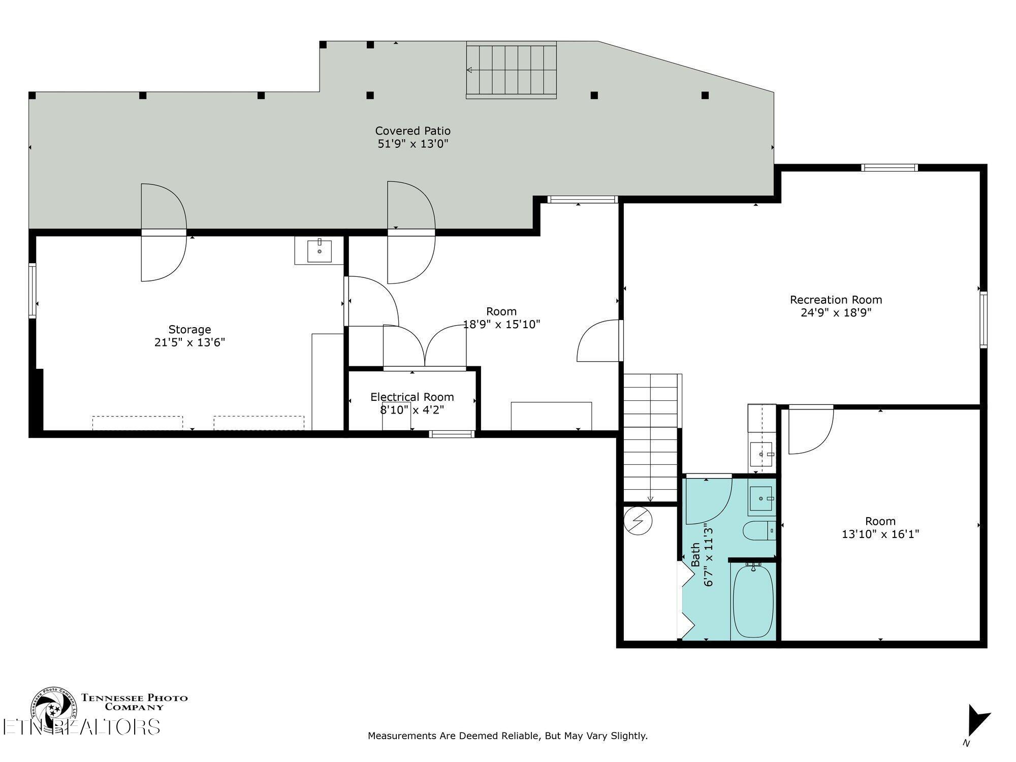 260 Rotherham Drive Crossville, TN 38558 - Photo 54 of 55 1st_floor_260_rotherham_drive_crossville