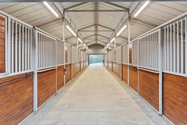 a view of wooden door