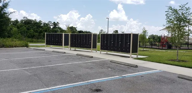 a backyard of a house with entertaining space