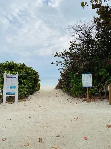 a view of backyard with green space