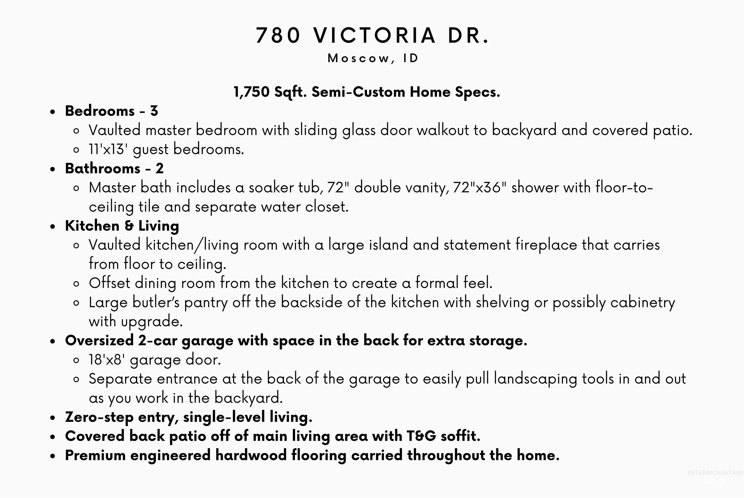 780 Victoria Drive Moscow, ID 83843 - Photo 43 of 44 View of miscellaneous listing collateral