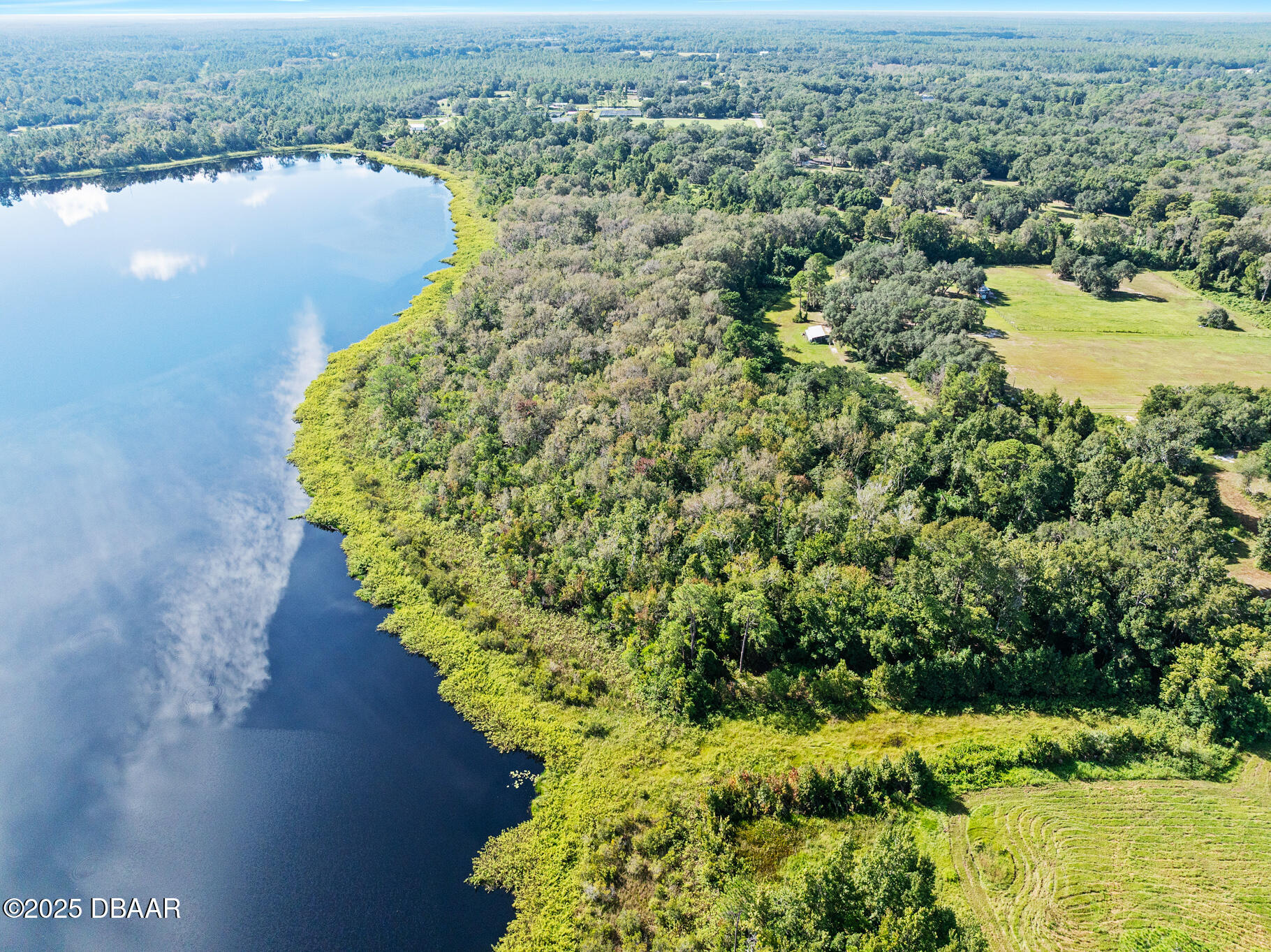 0 Roberts Road Pierson, FL 32180 - Photo 19 of 37 a view of a lake with a mountain in the background