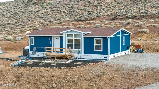 a house view with a garden space