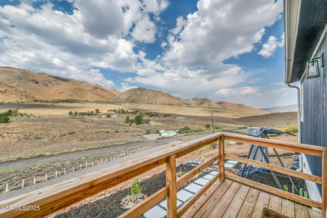 a view of ocean from a balcony