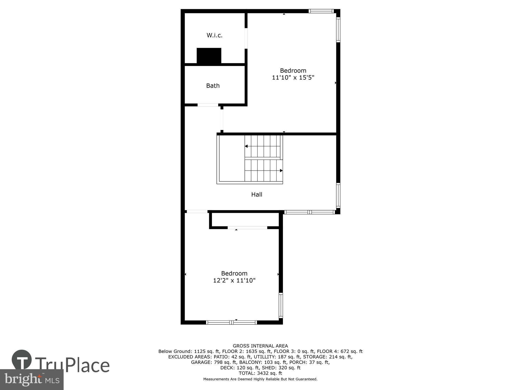 5941 Cherry Hill Road Huntingtown, MD 20639 - Photo 41 of 42 Upper Level Floorplan
