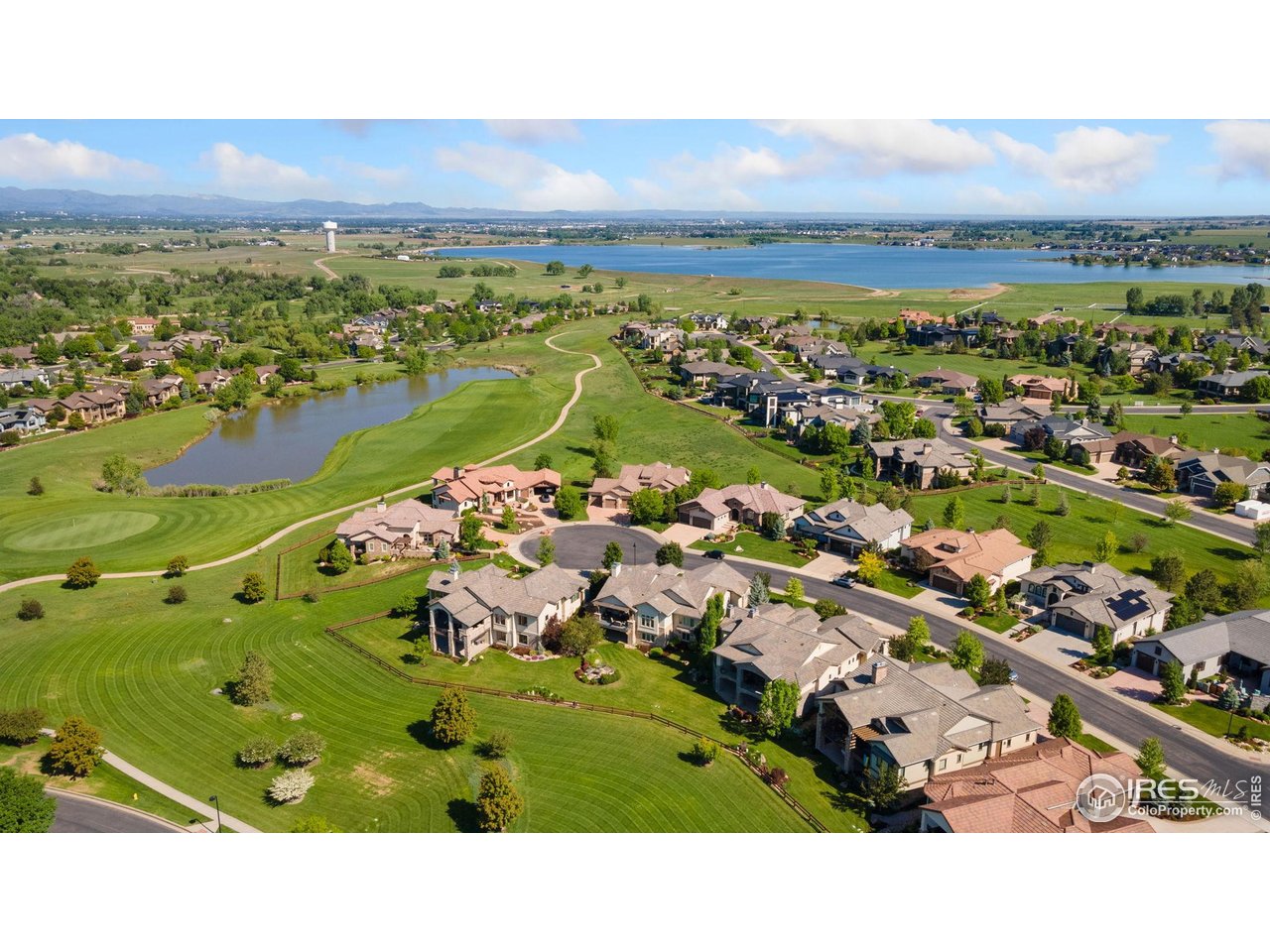 6701 Clovis Court Timnath, CO 80547 - Photo 29 of 40 an aerial view of multiple house
