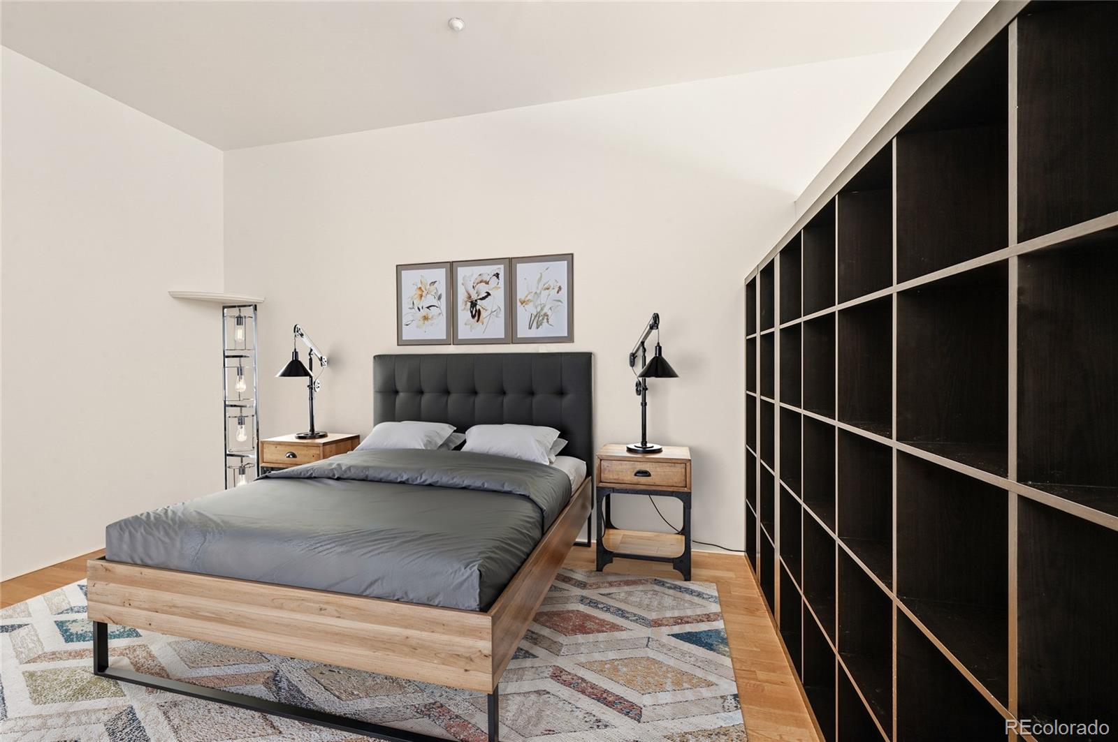 3100 Huron Street, Unit 2C Denver, CO 80202 - Photo 12 of 18 a bedroom with a bed and a window
