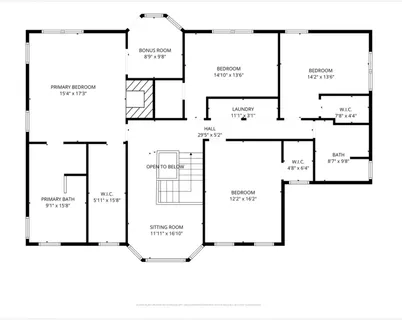 a picture of floor plan