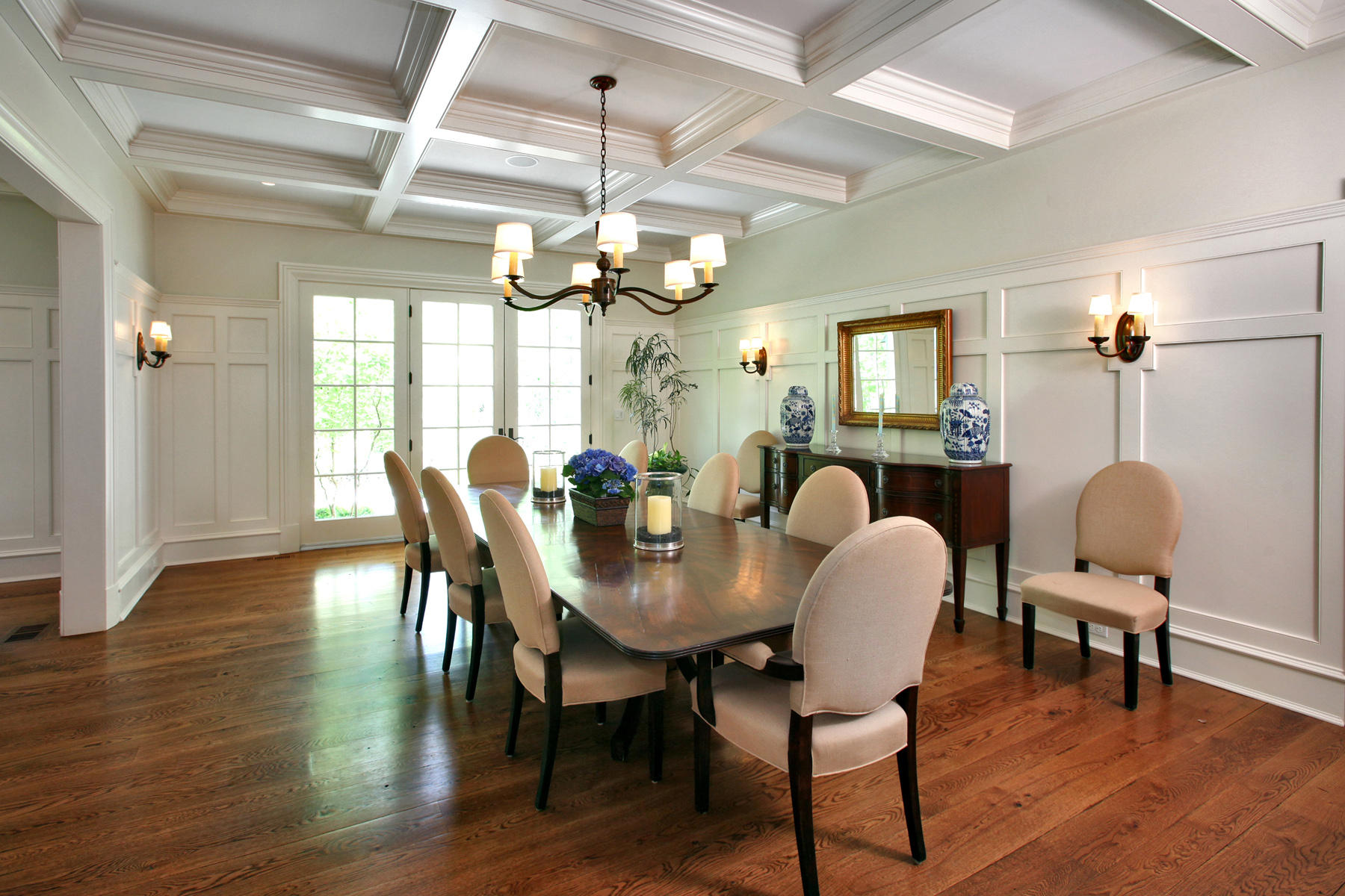 153 Chichester Road New Canaan, CT 06840 - Photo 7 of 32 a view of a dining room with furniture window and wooden floor