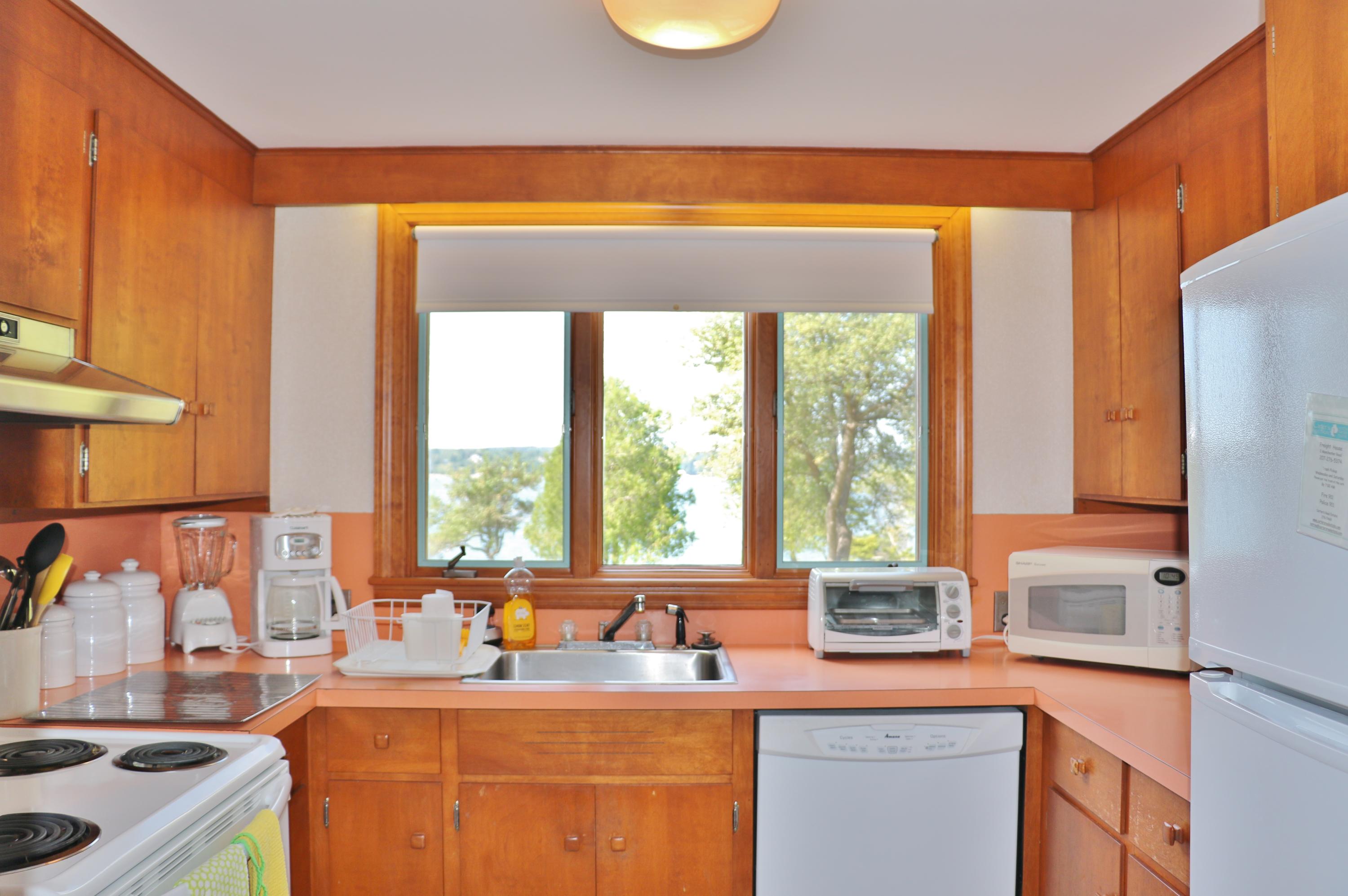 2 Manchester Road Northeast Harbor, ME 04662 - Photo 10 of 21 Kitchen with view of the water