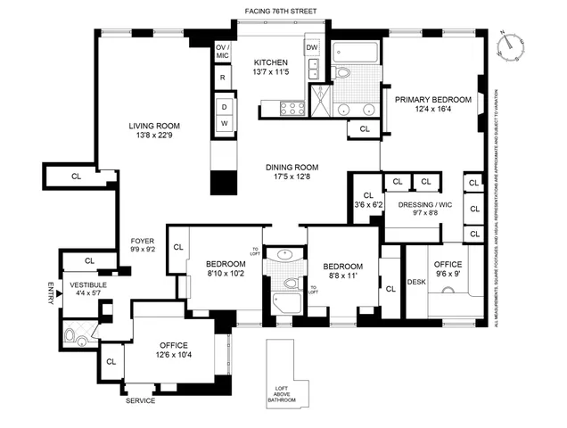 $1,850,000 | 829 Park Avenue, Unit 1C | Lenox Hill