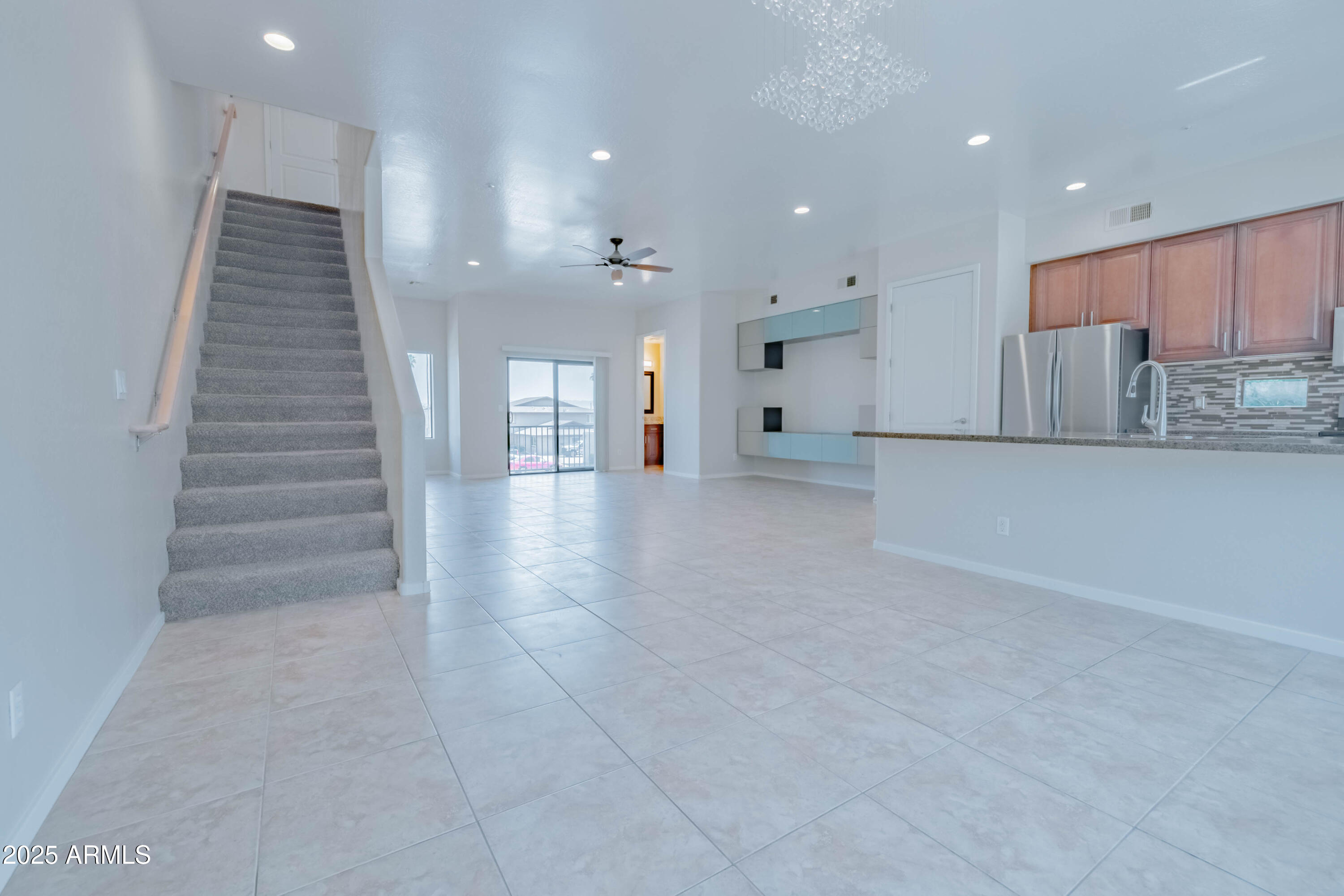 4739 East Culver Street Phoenix, AZ 85008 - Photo 19 of 55 a view of a kitchen with kitchen island wooden floor and stainless steel appliances