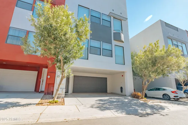 a view of a car garage
