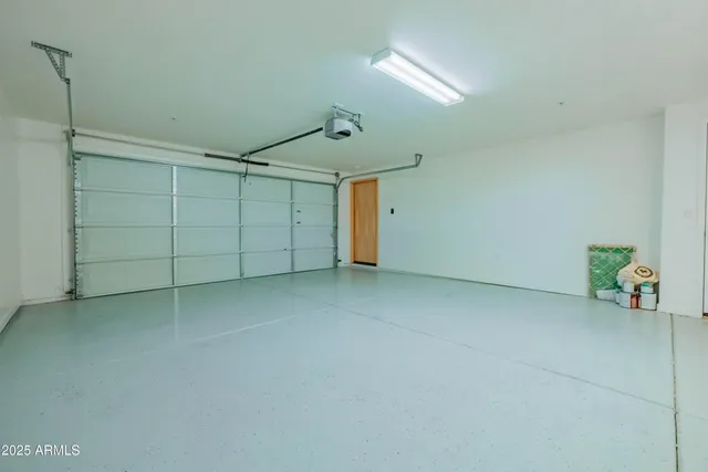 a view of a backyard with a garden