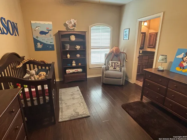 a room with furniture and a window