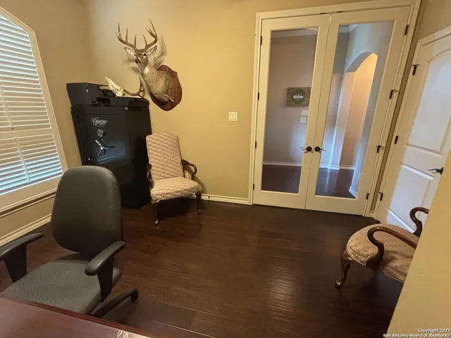 a view of a storage and utility room