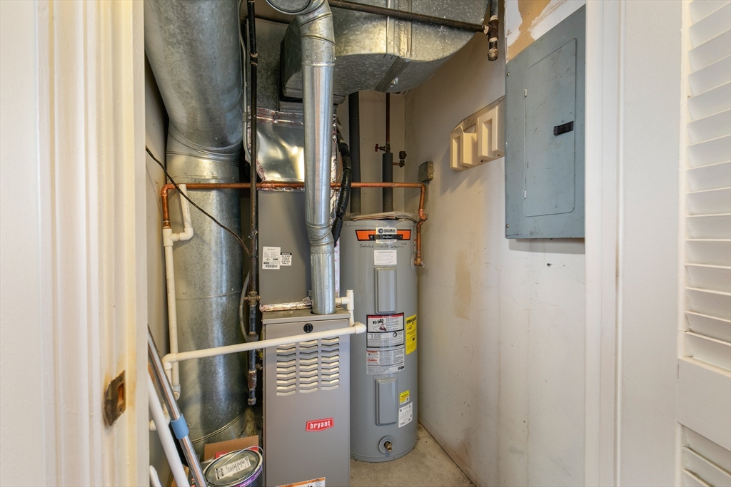 128 Warren Street, Unit 12 Lowell, MA 01852 - Photo 11 of 24 a close view of water heater room