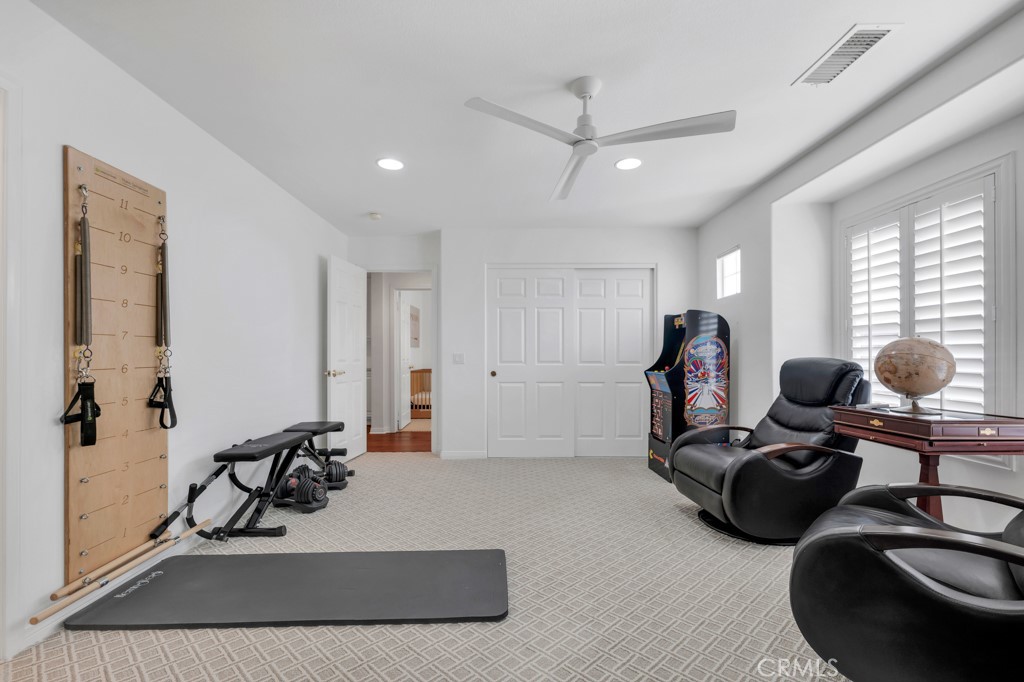 3049 Heavenly Ridge Street Thousand Oaks, CA 91362 - Photo 34 of 50 a view of a workspace with furniture and a window