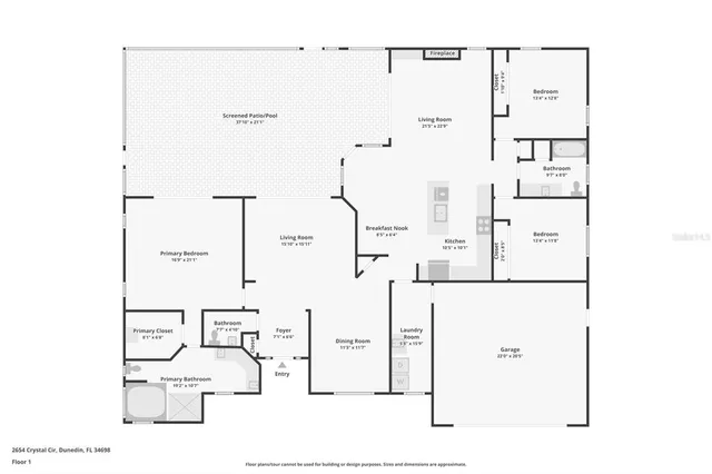 $830,000 | 2654 Crystal Circle, Dunedin, FL 34698