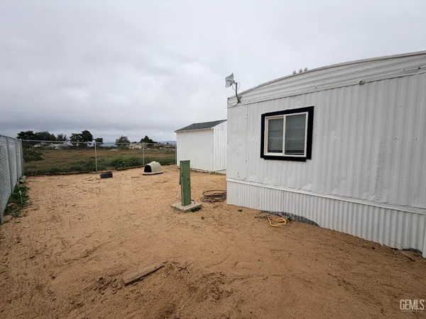 a view of outdoor space yard and garage