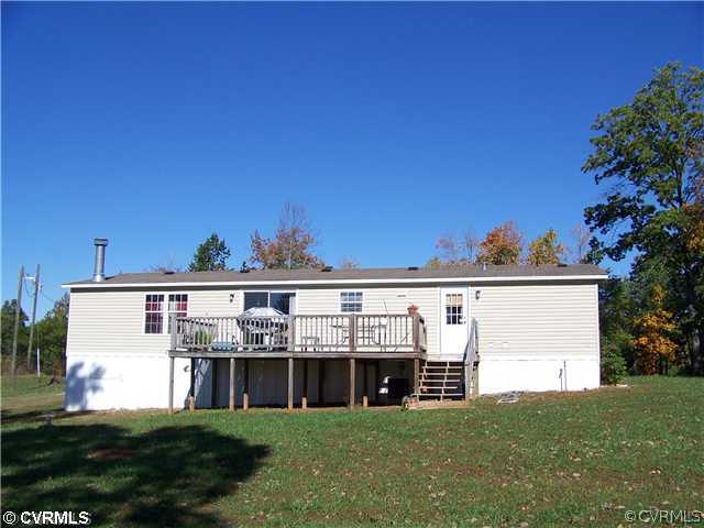 Exterior Back - Large back deck for entertainment