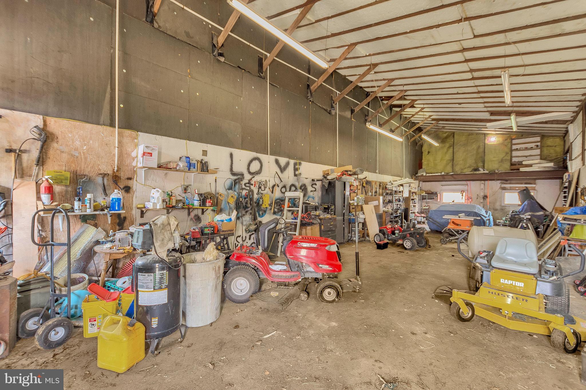 9205 Cedarville Road Brandywine, MD 20613 - Photo 27 of 30 Workshop in Barn # 1large enough for an18-wheeler