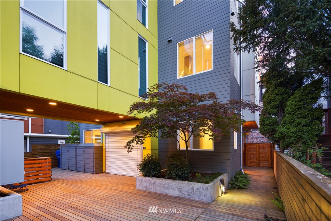 a view of a building with stairs