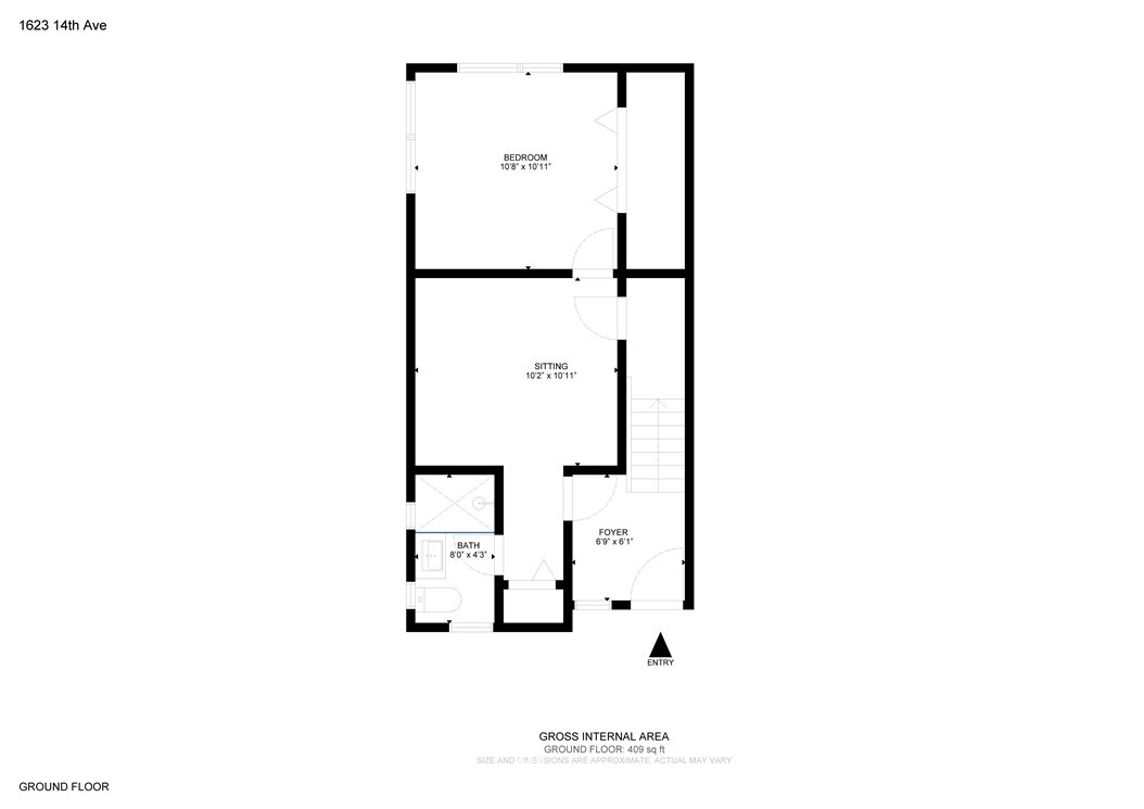 1623 14th Avenue, Unit E Seattle, WA 98122 - Photo 37 of 40 a picture of floor plan