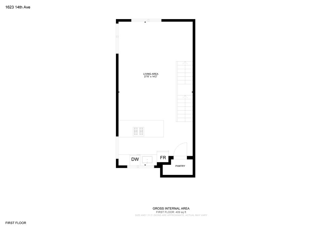 1623 14th Avenue, Unit E Seattle, WA 98122 - Photo 38 of 40 a picture of floor plan